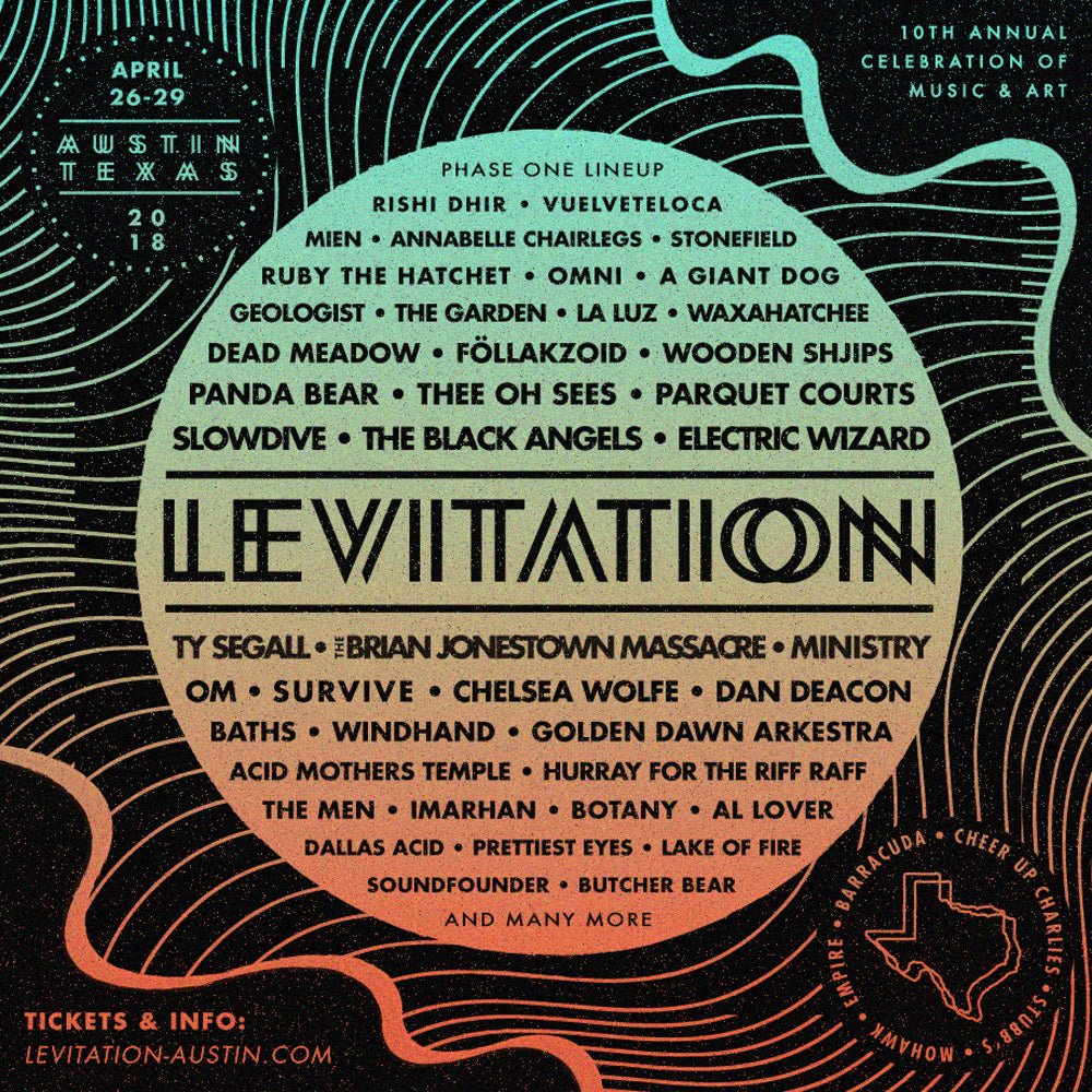 LEVITATION 2018 LINEUP ANNOUNCEMENT! - LEVITATION