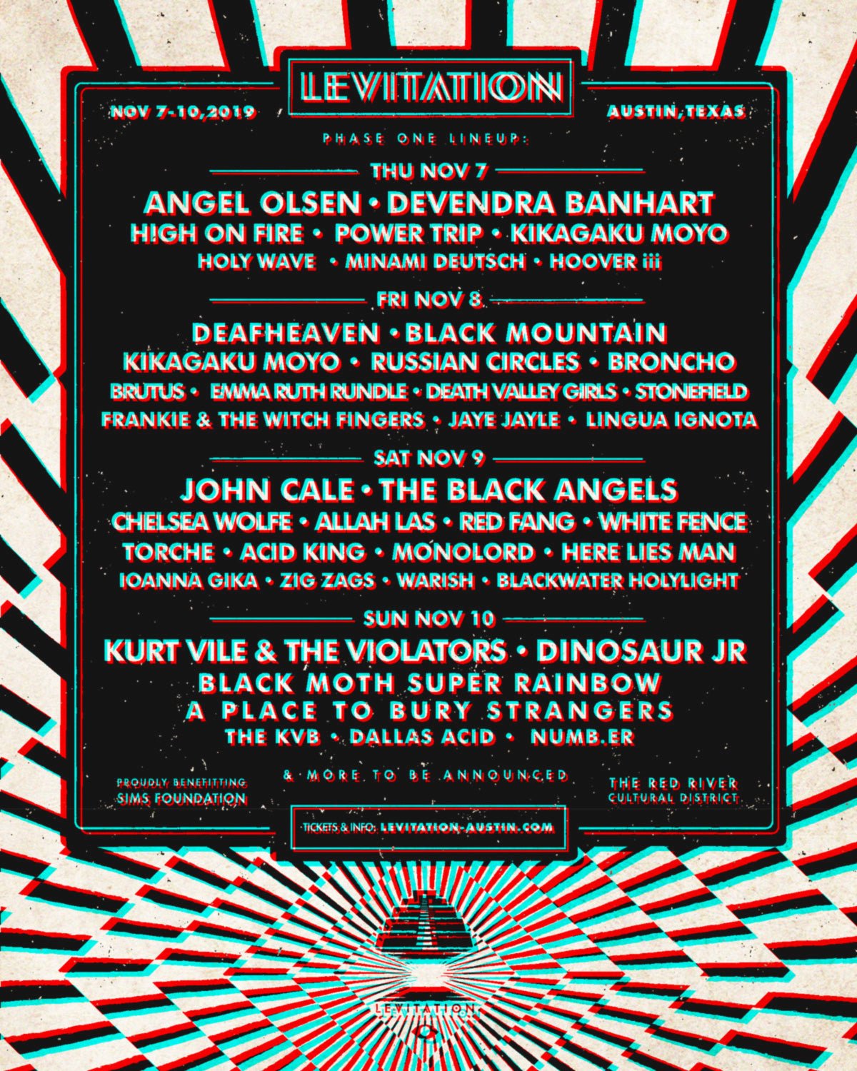LEVITATION 2019 – PHASE ONE LINEUP - LEVITATION