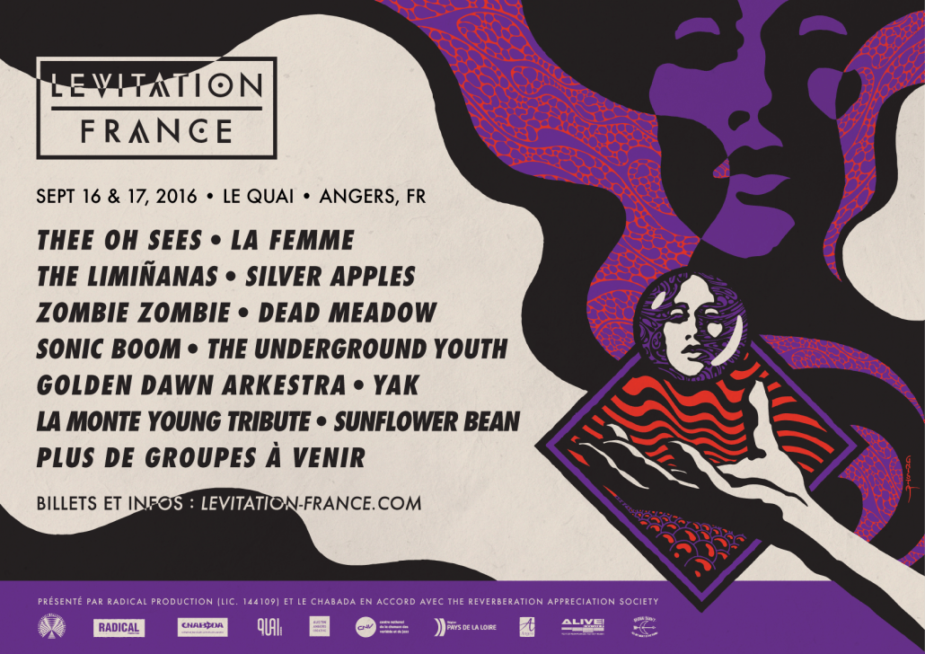 LEVITATION FRANCE 2016 lineup - LEVITATION