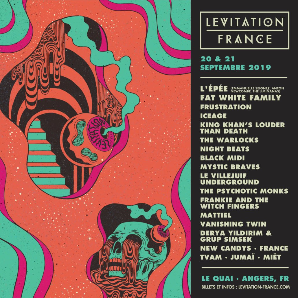 LEVITATION FRANCE 2019 – lineup updates + official playlist - LEVITATION
