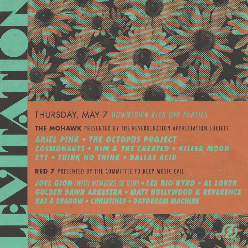 LEVITATION KICK OFF PARTY LINEUPS - LEVITATION