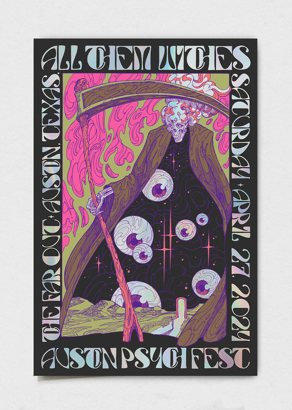 All Them Witches Poster by Diego Andrade