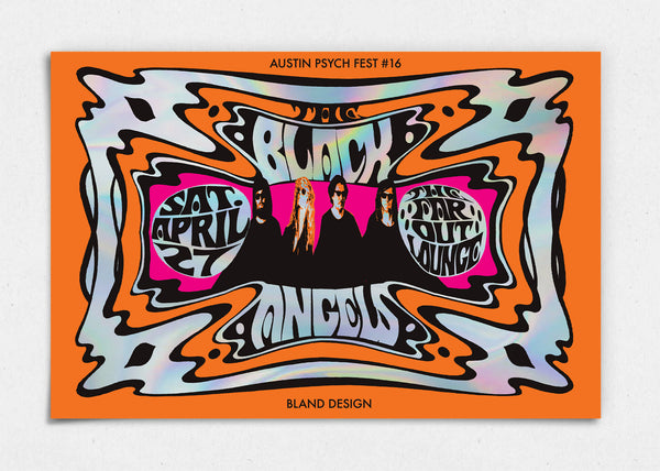 The Black Angels Poster by Christian Bland