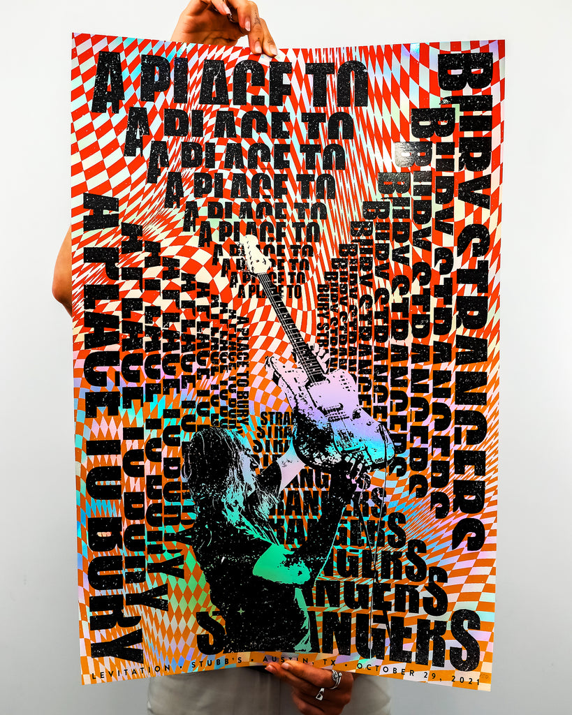 A Place To Bury Strangers - Live at Levitation Poster (Foil and Regular)