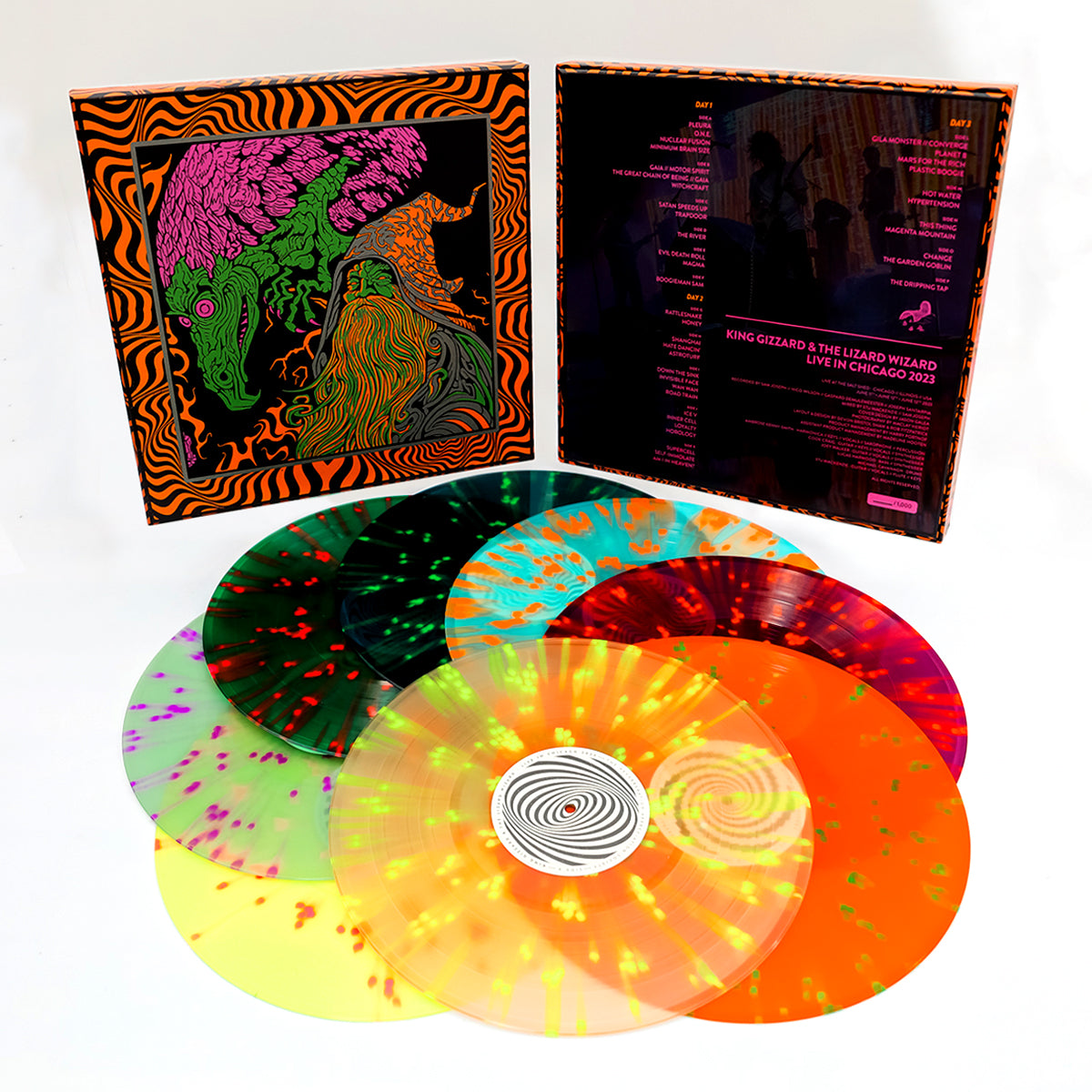 King Gizzard Live in Chicago '23 (8LP Box Set) LEVITATION