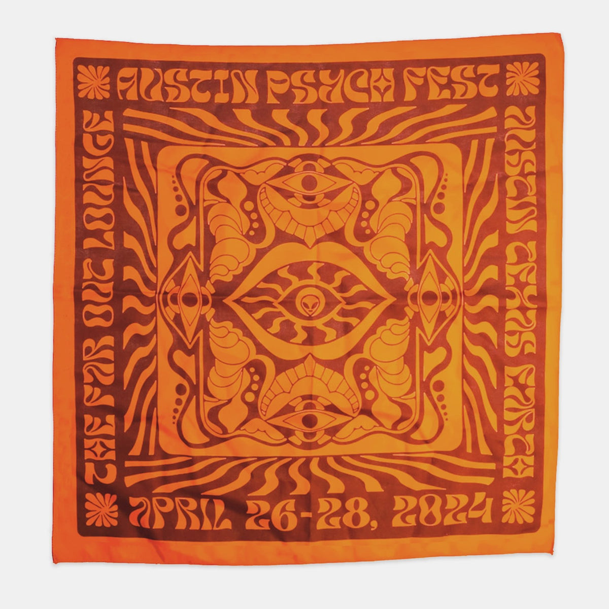 APF '24 Burnt Orange Bandana – LEVITATION