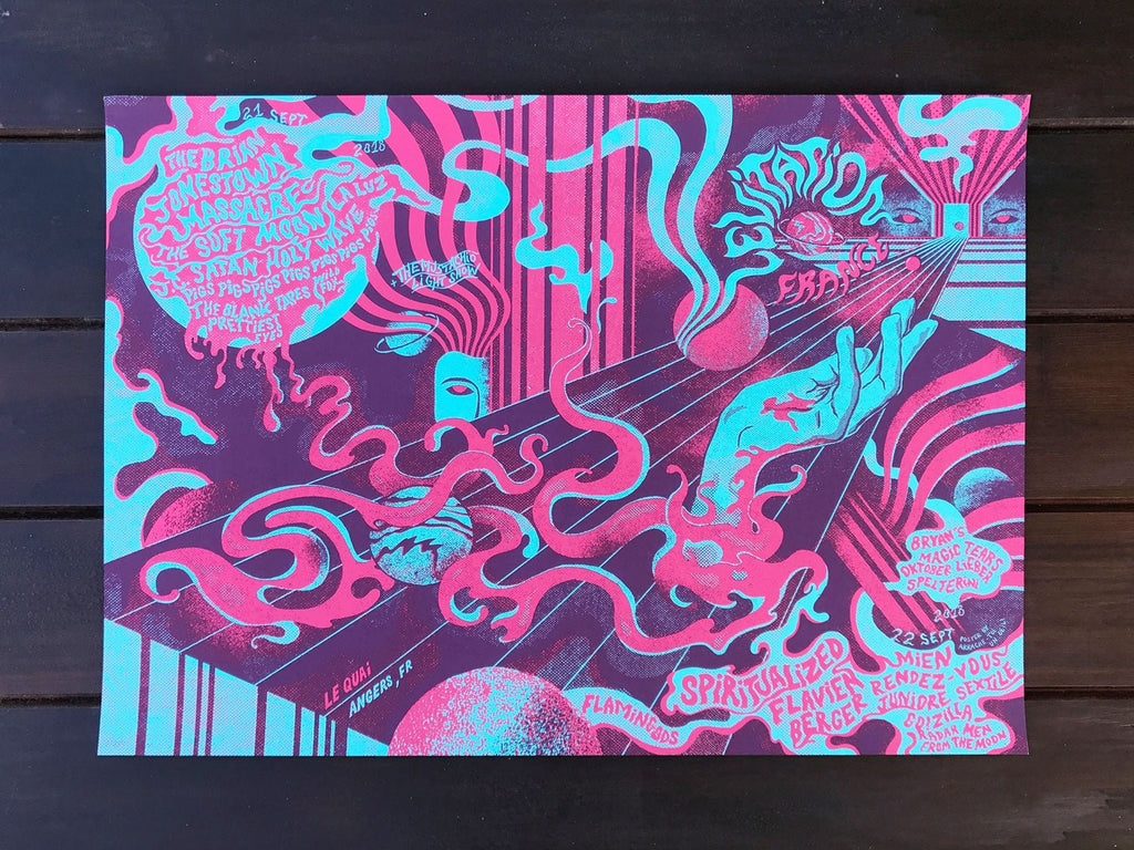 Levitation France 2018 Poster by Arrache Toi Un Oeil - LEVITATION