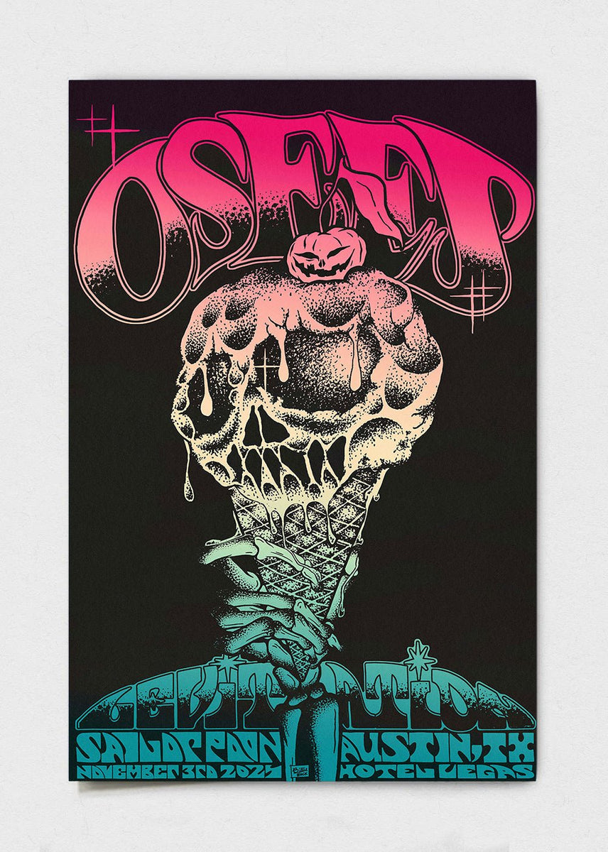 OSEES Night 4 Poster by Billie Buck – LEVITATION