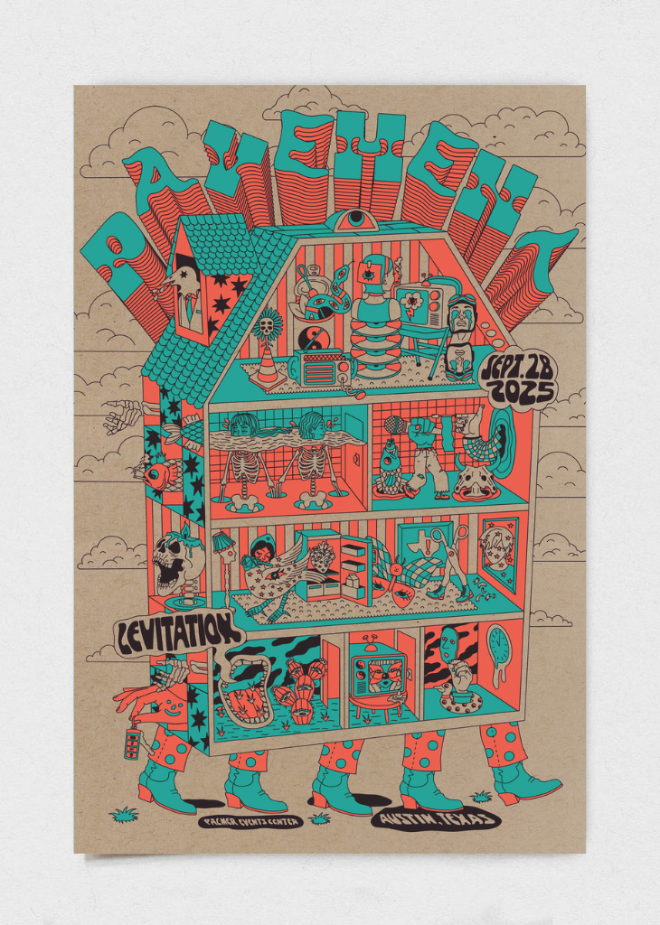 Pavement Poster by Cat Barrera – LEVITATION
