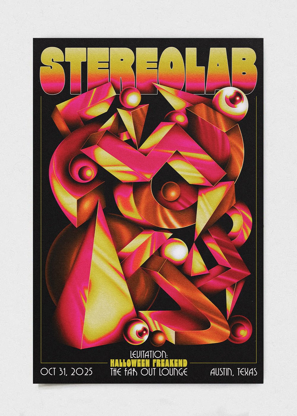 Stereolab Poster by Liorzh | LEVITATION