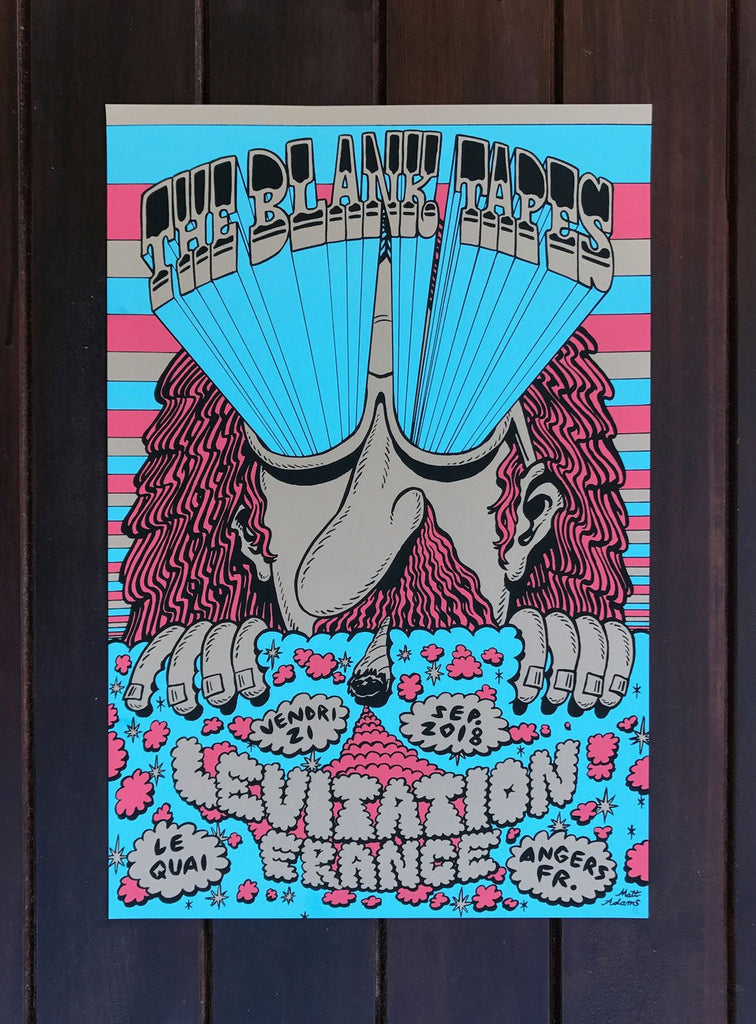 The Blank Tapes Poster by Matt Adams - LEVITATION