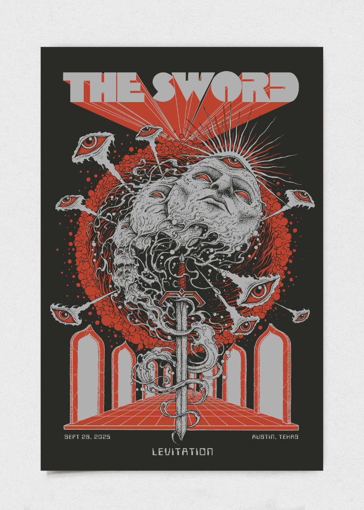 Sword of the Far East ポスター The Sword Poster by Kuba Sokolski | LEVITATION