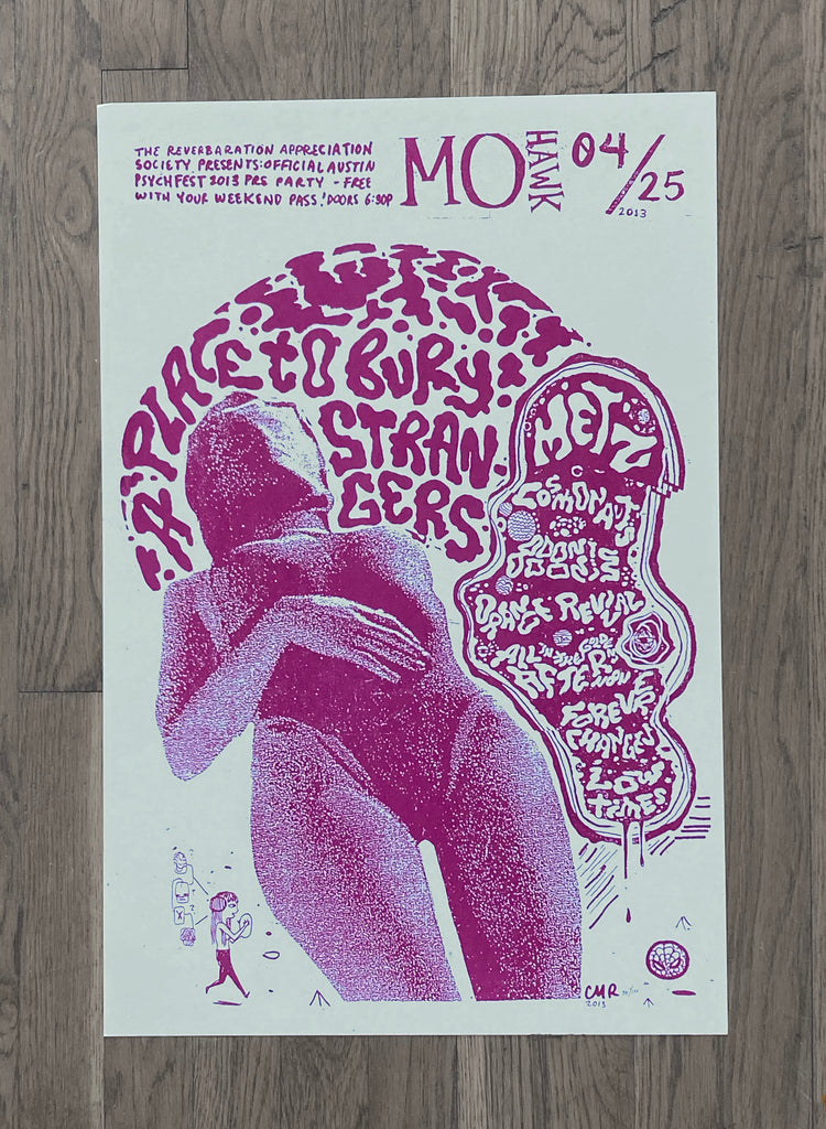 Austin Psych Fest 2013 Poster by CMRTYZ
