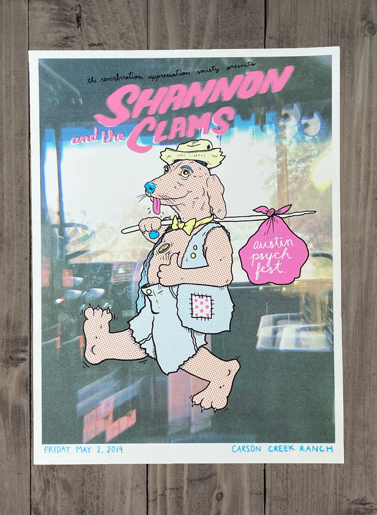 Shannon and the Clams Poster by Brian McClasky