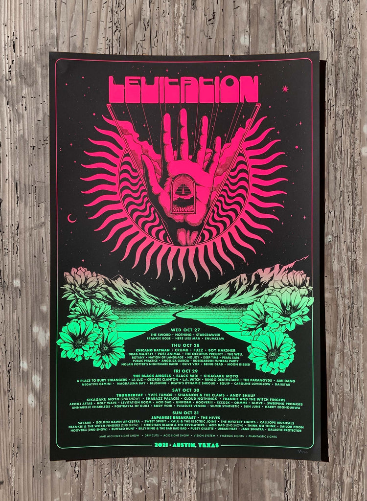 Levitation 2021 Poster by Simon Berndt