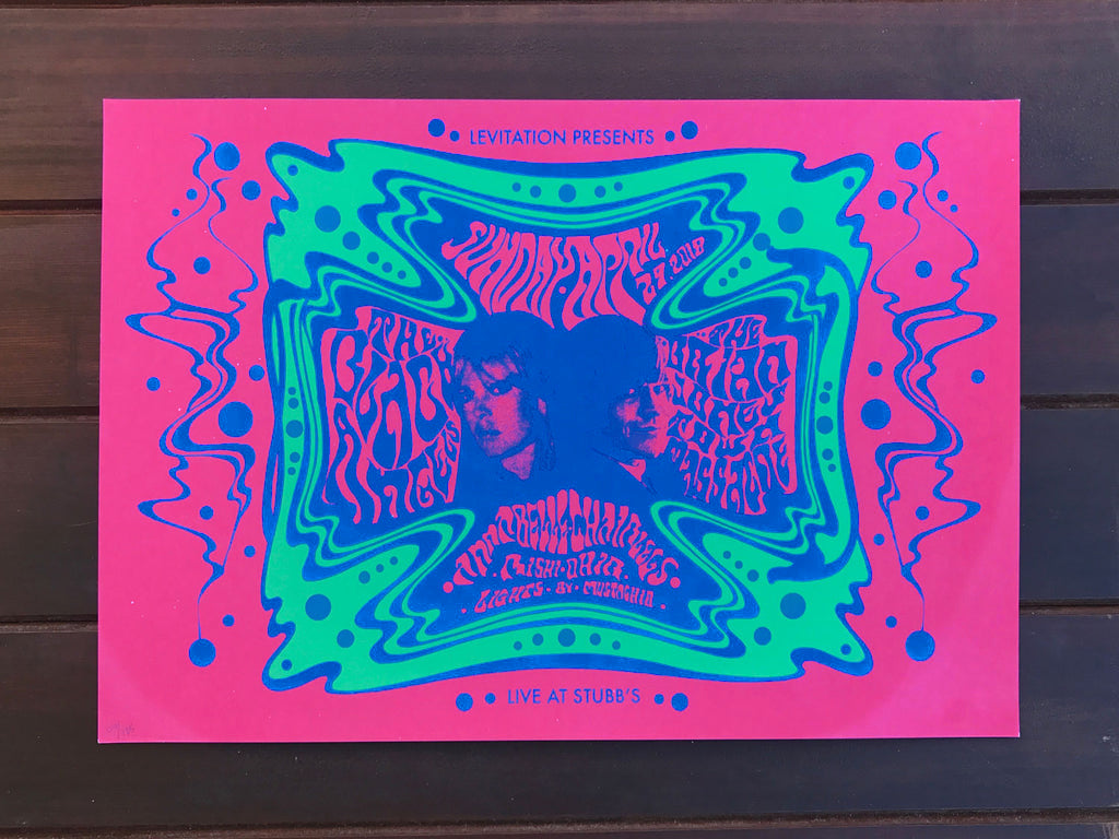 The Black Angels + BJM Poster by Christian Bland