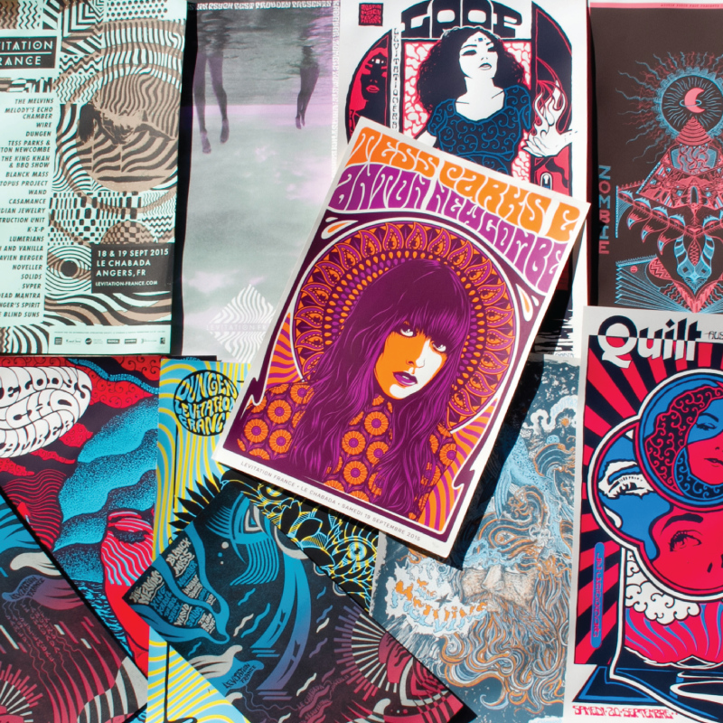 20% off sale, LEVITATION FRANCE posters in stock