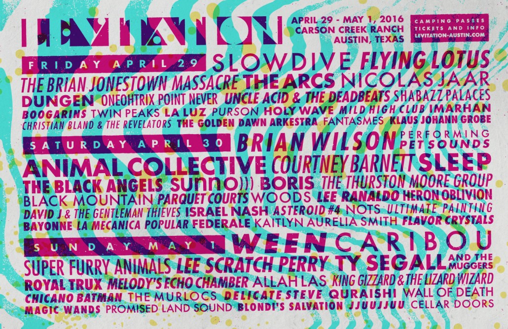 LEVITATION : 2016 LINEUP ADDITIONS, LINEUPS PER DAY AND SINGLE DAY PASSES