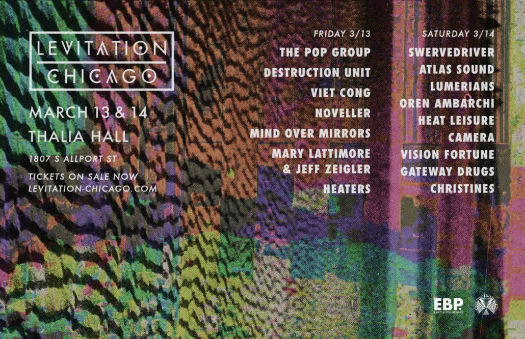 LEVITATION CHICAGO – lineup additions + daily lineups released