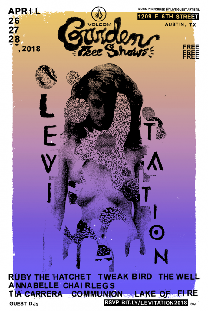 FREE SHOWS at VOLCOM during LEVITATION 2018