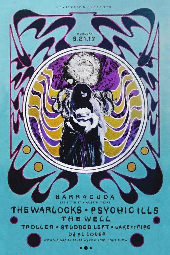 AUSTIN: SEPT 21 – PSYCHIC ILLS, THE WARLOCKS, THE WELL & MORE