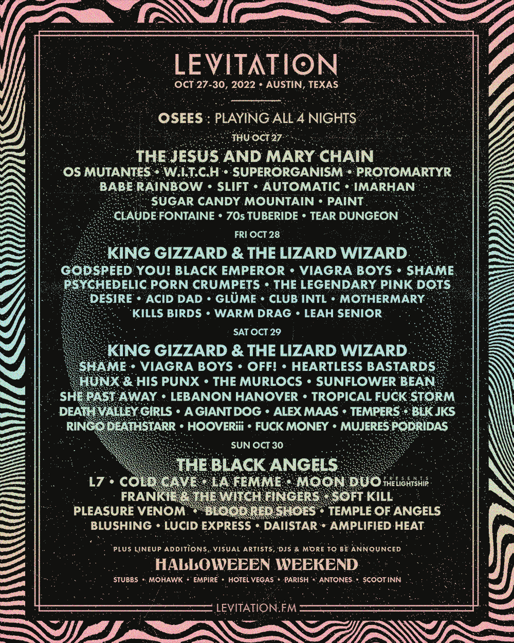 Levitation 2022: Lineup Announce + on Sale