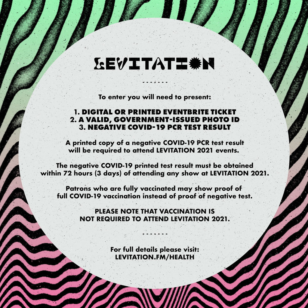 LEVITATION 2021 : COVID-19 Policy - LEVITATION