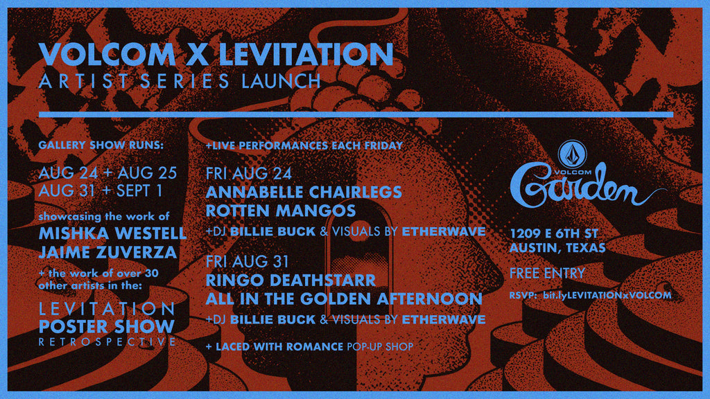 VOLCOM x LEVITATION – artist series launch