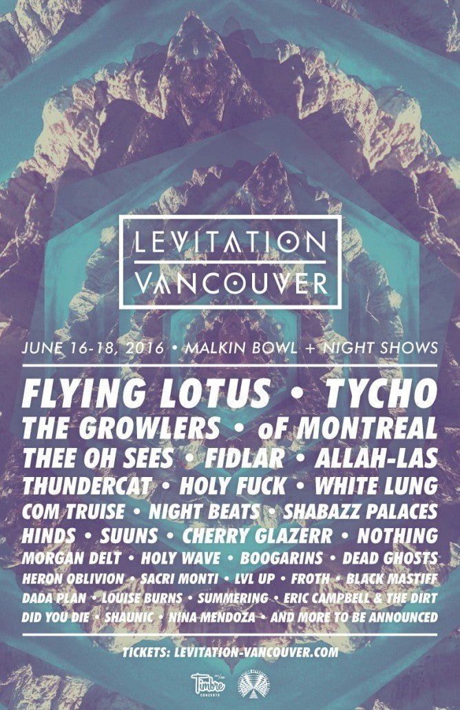 LEVITATION VANCOUVER 2016 - LEVITATION