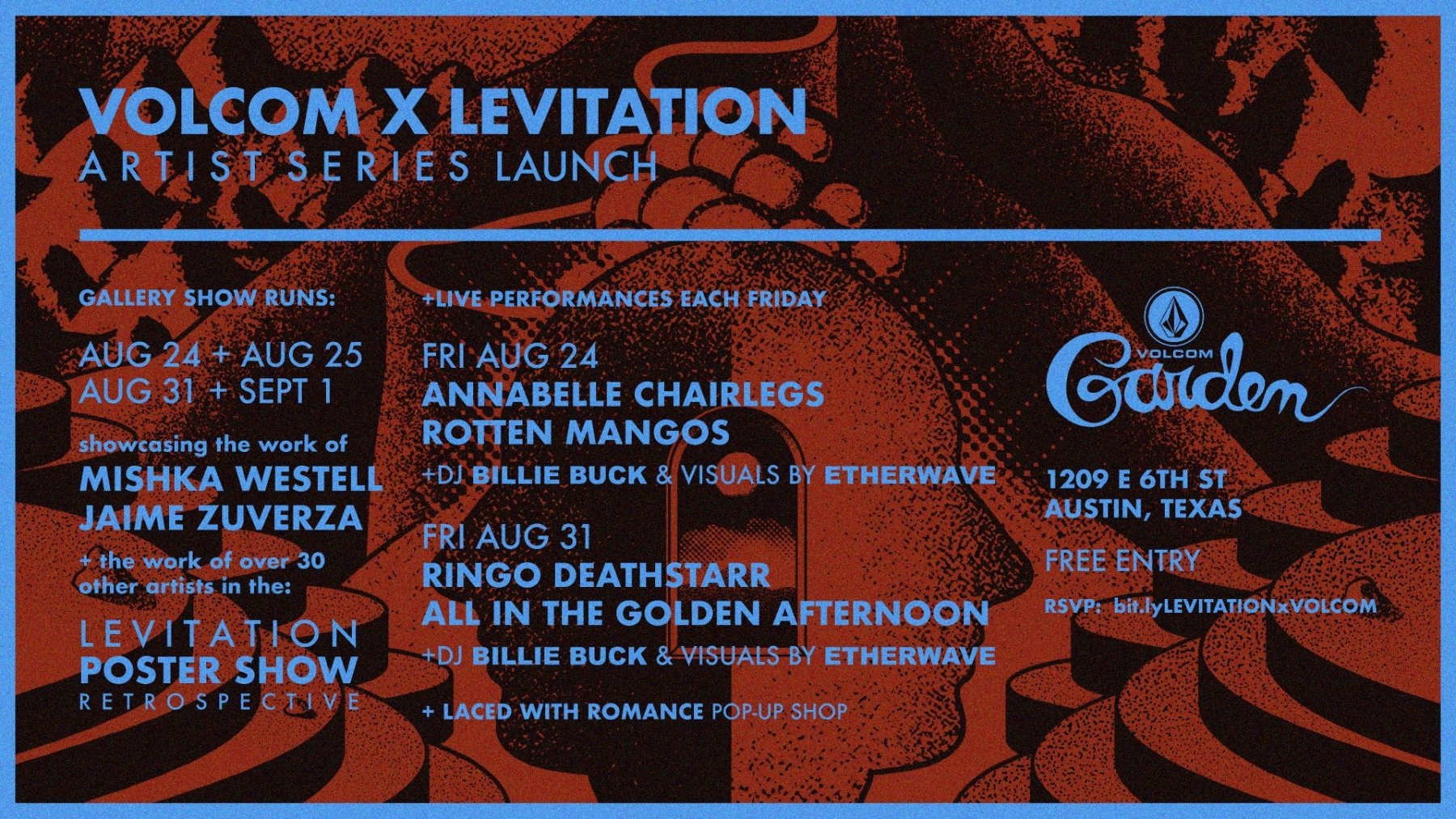 VOLCOM x LEVITATION – artist series launch - LEVITATION