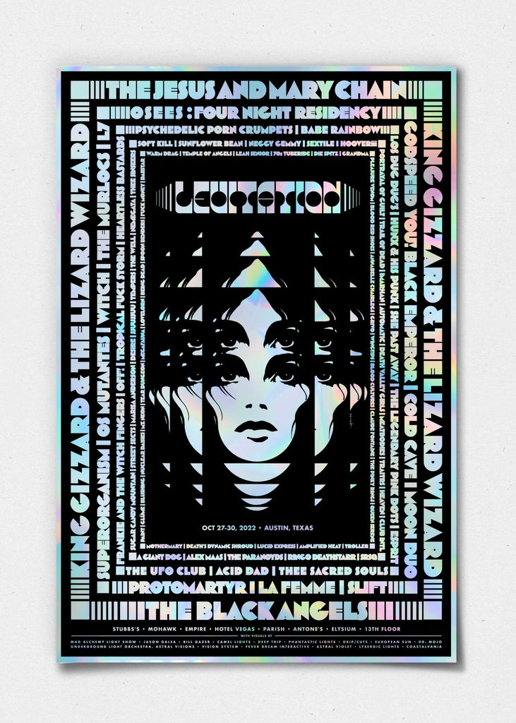 2022 Weekend Poster by Robin Gnista - LEVITATION