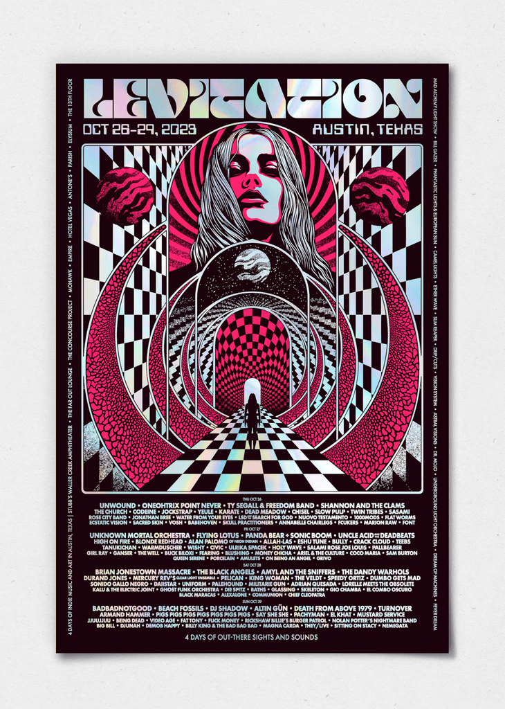 2023 Weekend Poster by Simon Berndt - LEVITATION