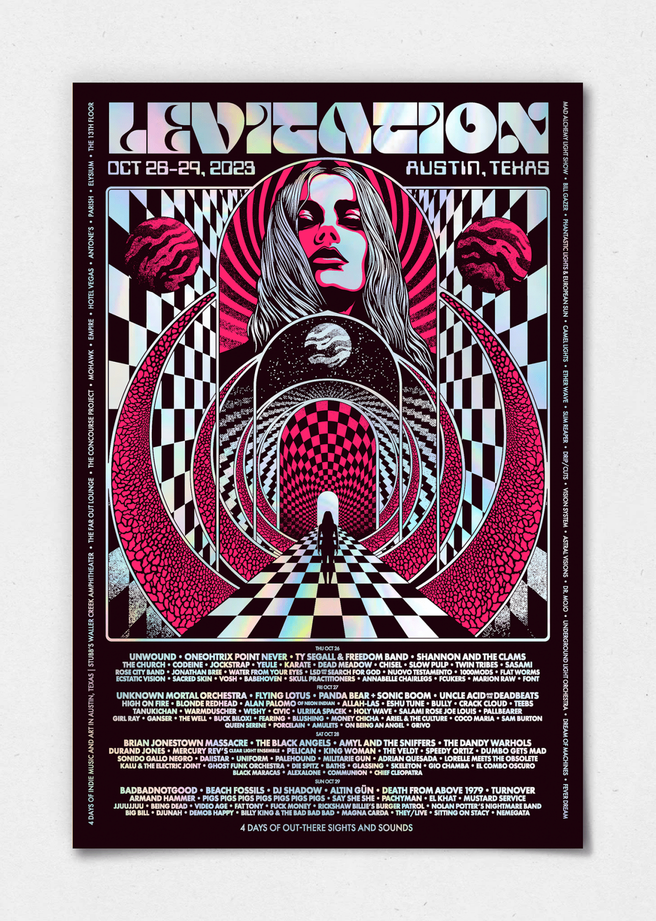 2023 Weekend Poster by Simon Berndt | LEVITATION 2023 Weekend Poster by Simon Berndt | LEVITATION