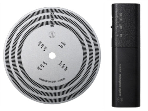 Audio Technica AT6181DL Turntable Rotation Speed Stroboscope Disc/Quartz Strobe Light