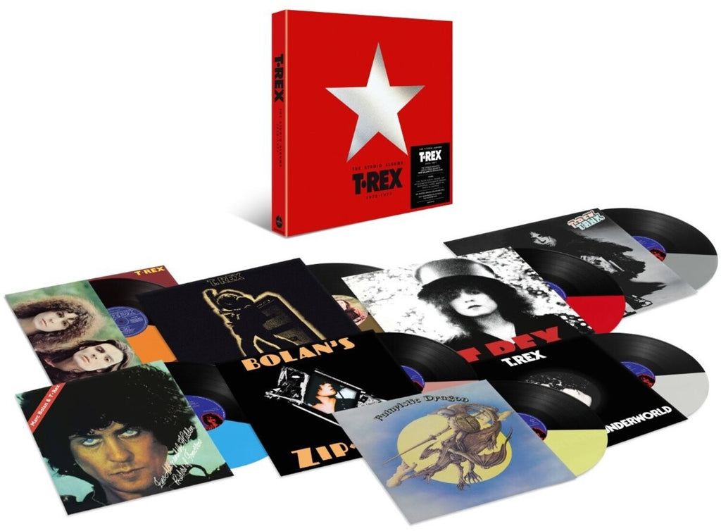 T.Rex - The Studio Albums 1970-1977 - Half & Half Colored Vinyl Box Set 8xLP