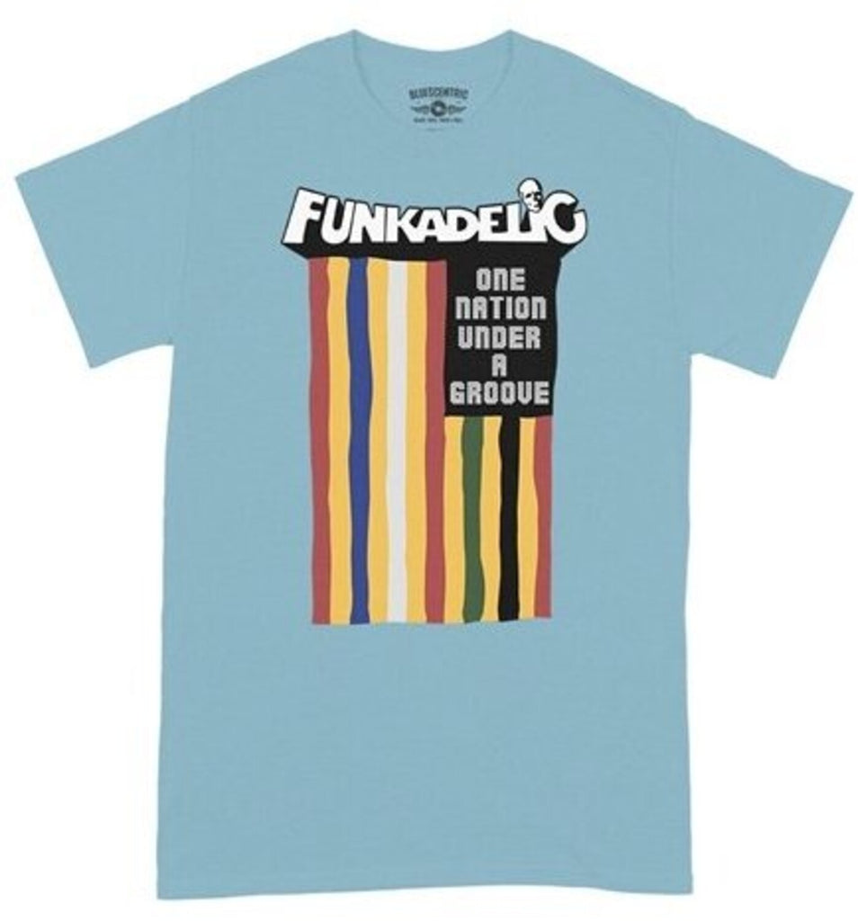Funkadelic One Nation Under a Groove Flag Heavy Cotton T-Shirt
