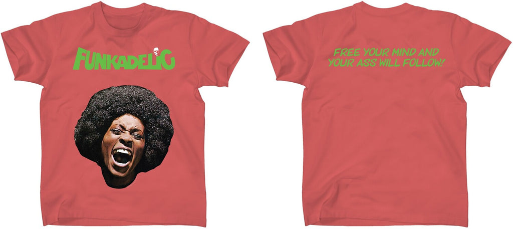 Parliament Funkadelic Maggot Brain T-Shirt (Salmon Pink) Pink)