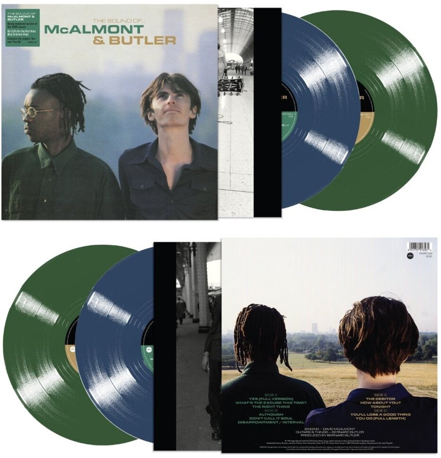 McAlmont & Butler - The Sound of Mcalmont & Butler - Blue & Green Vinyl 2xLP (Blue Vinyl)