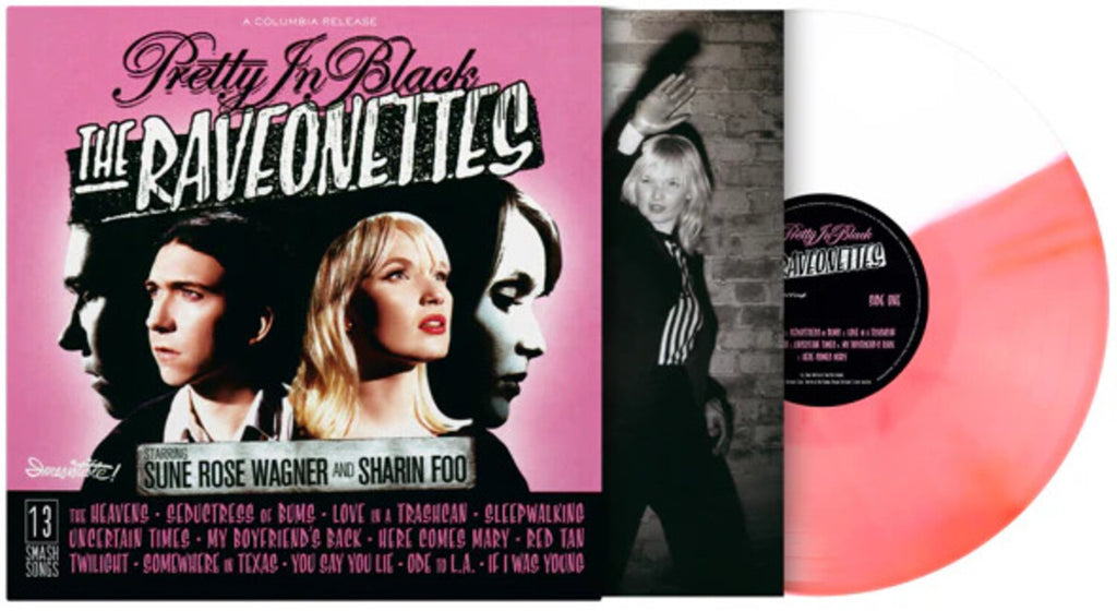 Raveonettes - Pretty In Black - Limited 140-Gram Half White & Half Pink Colored Vinyl (White Vinyl)