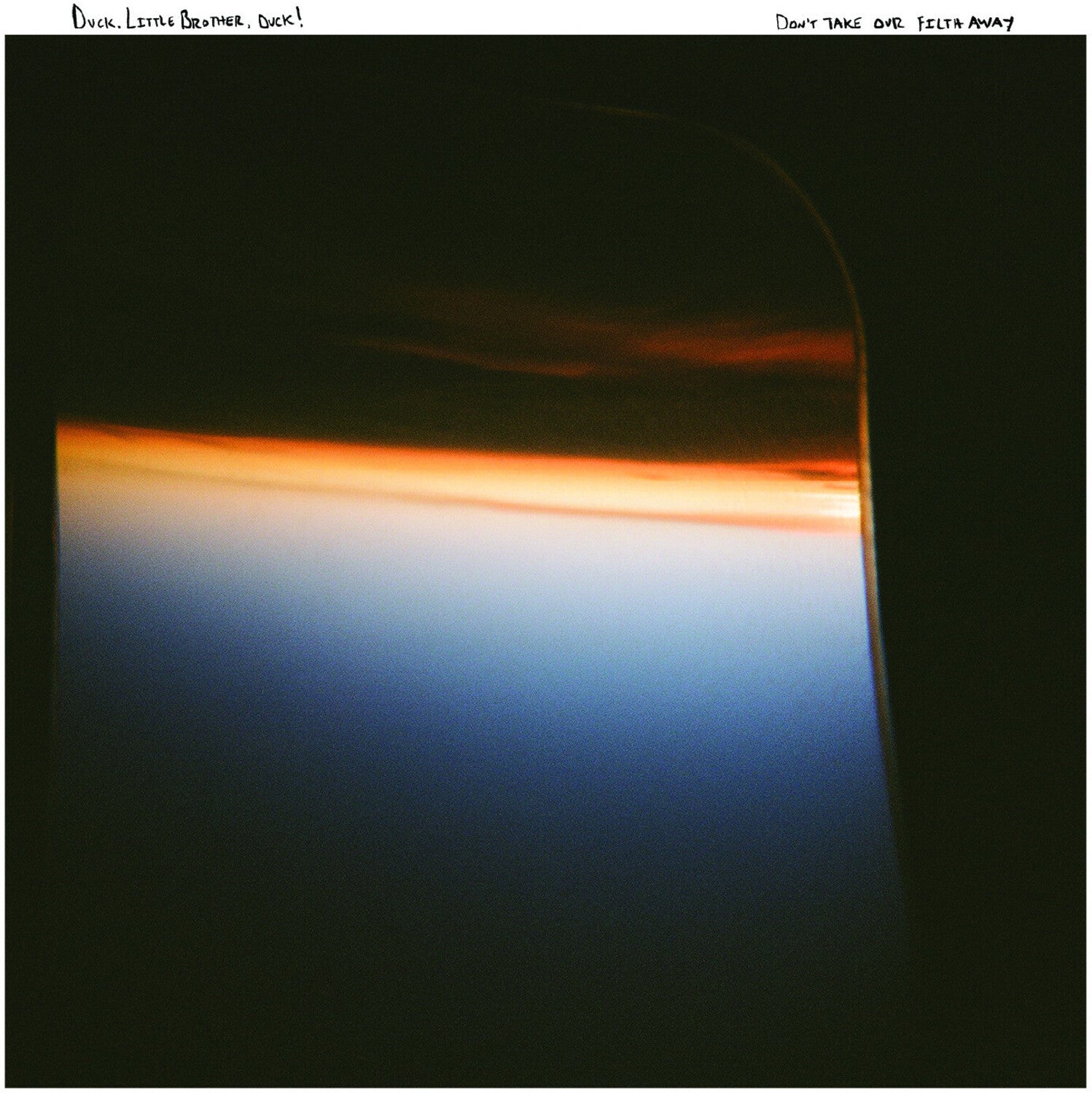 Duck Little Brother Duck! - Don't Take Our Filth Away - Navy and Amber a Side/B Side Vinyl
