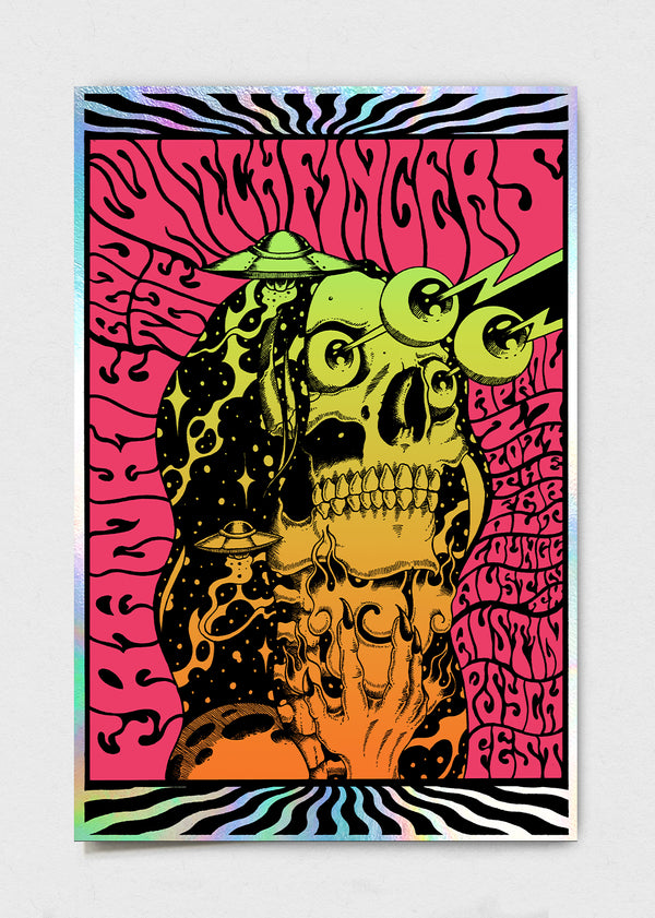Frankie and the Witch Fingers Poster by Alan Forbes