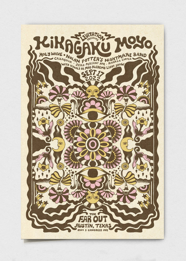 Kikagaku Moyo September 17th 2022 Poster by Catie St. Jacques