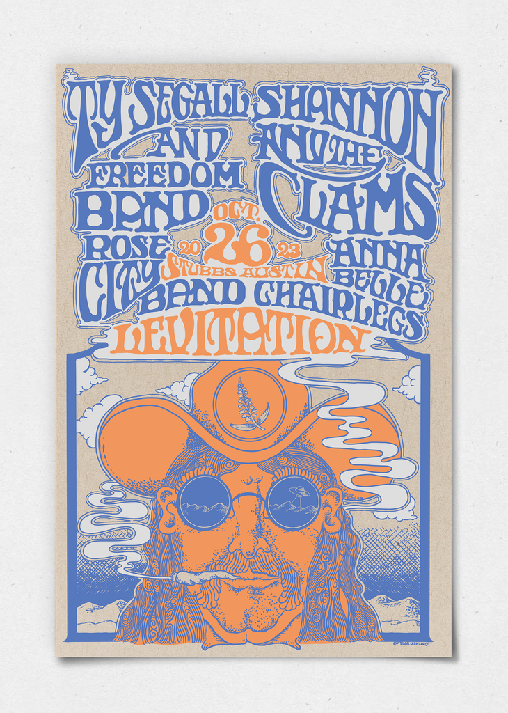 Ty Segall & Freedom Band Poster by Taylor W. Rushing