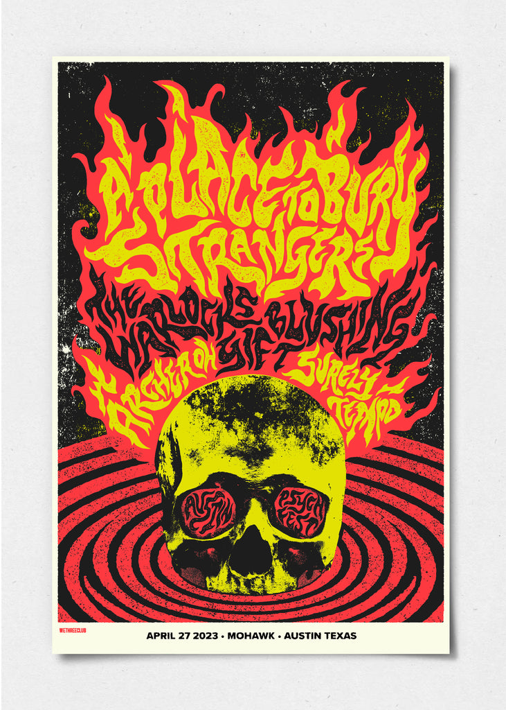 A Place to Bury Strangers Poster by We Three Club - Archive