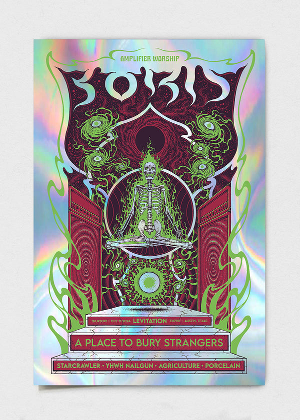 Boris + A Place to Bury Strangers Poster by Kuba Sokólski