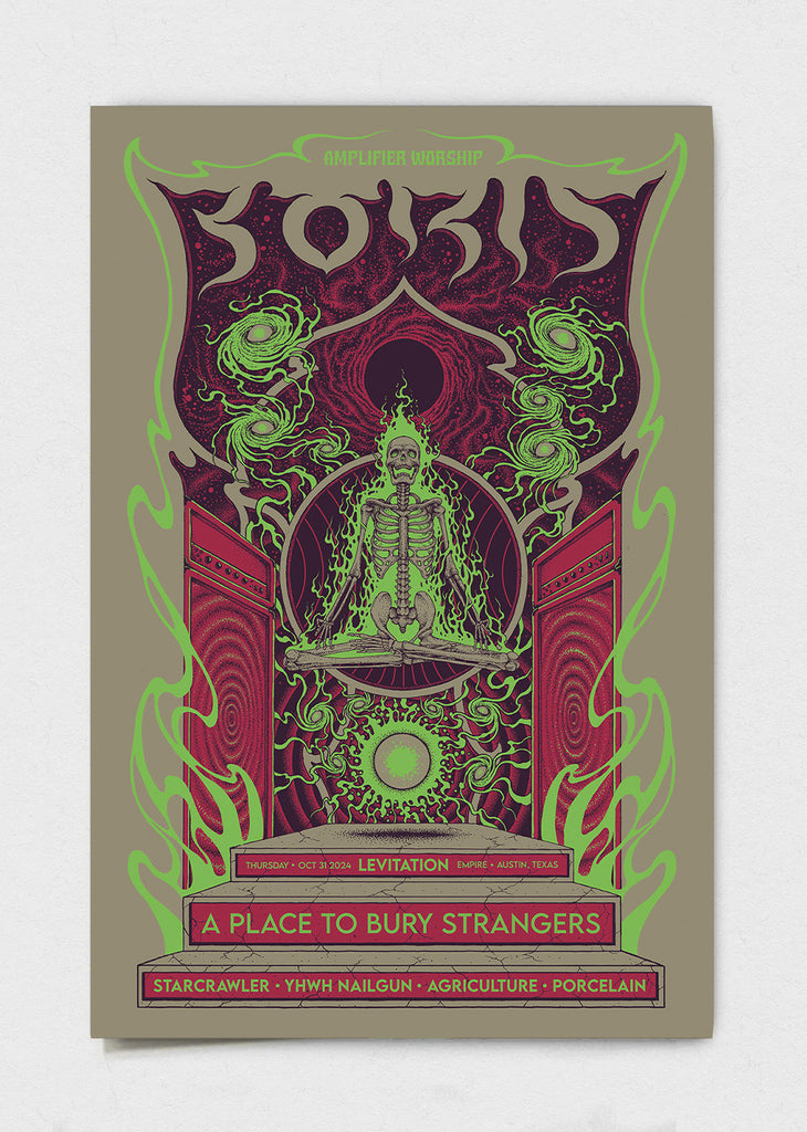 Boris + A Place to Bury Strangers Poster by Kuba Sokólski