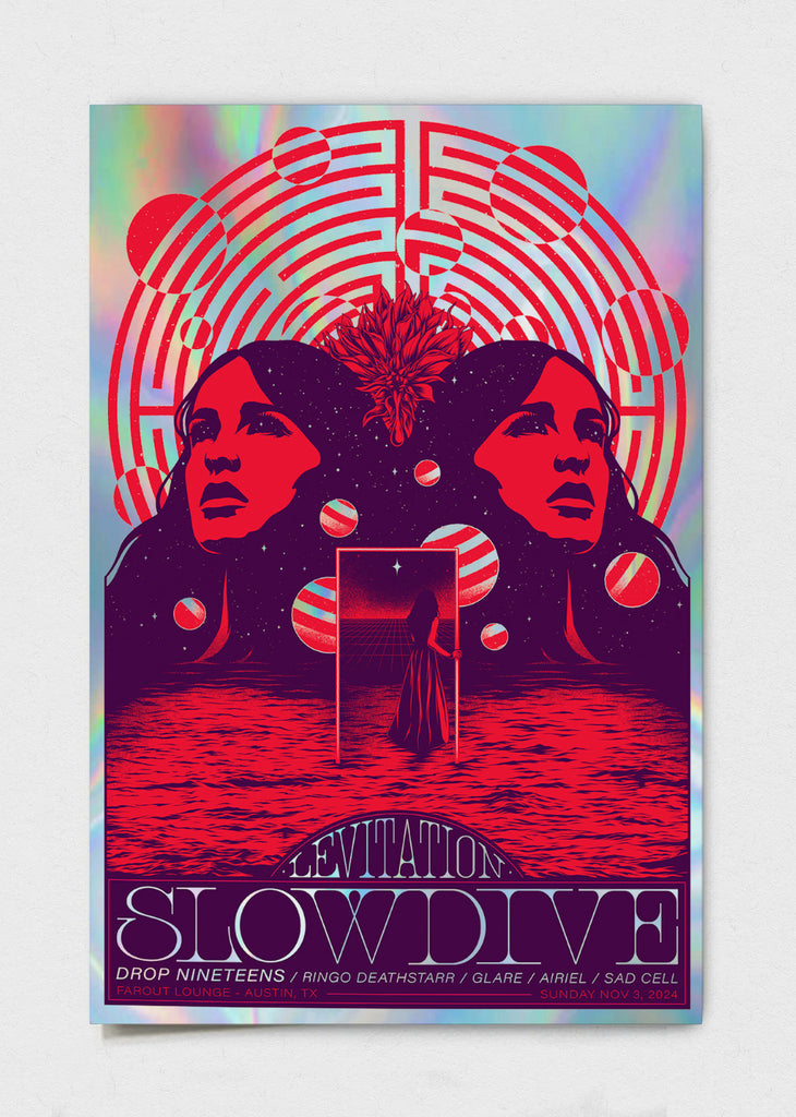 Slowdive Poster by Simon Berndt