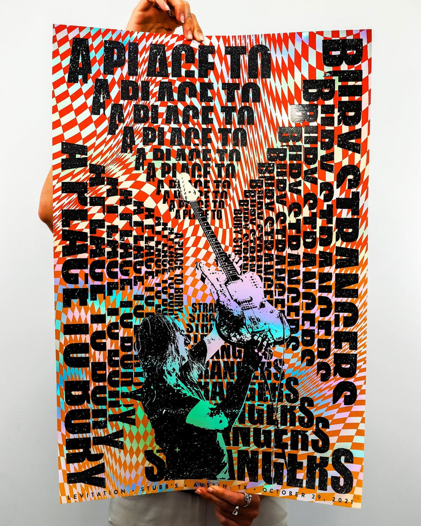 A Place To Bury Strangers - Live at Levitation Poster (Foil and Regular) - LEVITATION