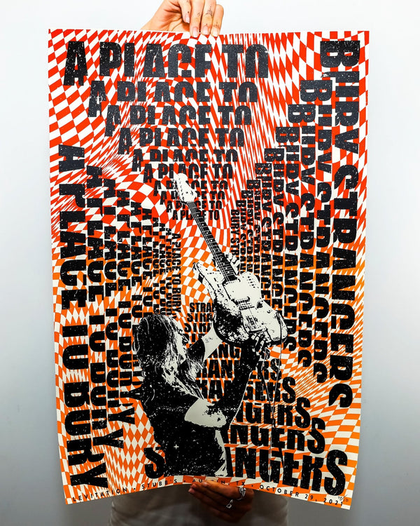 A Place To Bury Strangers - Live at Levitation Poster (Foil and Regular) - LEVITATION