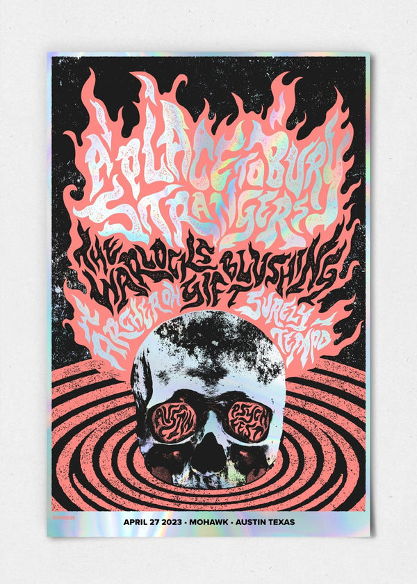 A Place to Bury Strangers Poster by We Three Club - LEVITATION